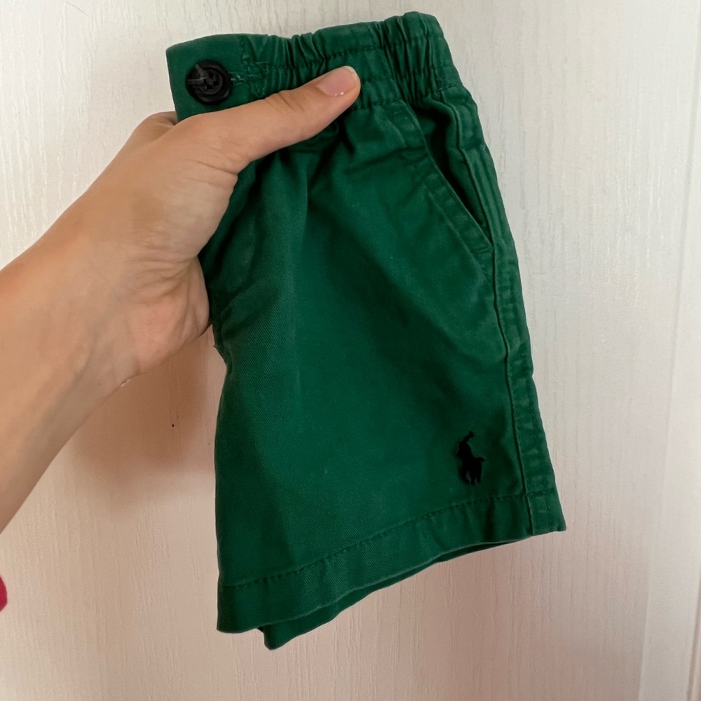 Polo RL boys shorts green
